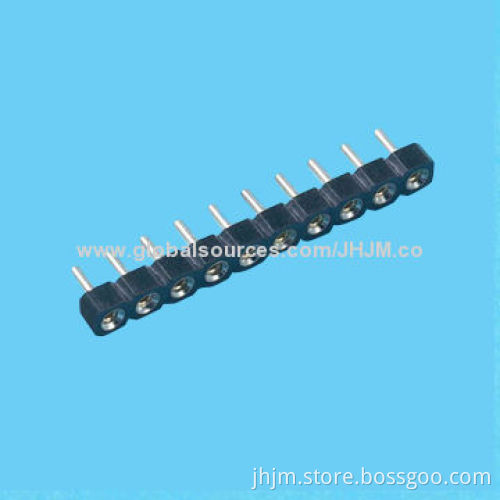 Ultra-flat Low-profile 2.54/5.08/7.62mm Pitch IC Sockets/Connectors with 1-40 Screw Machined Pins